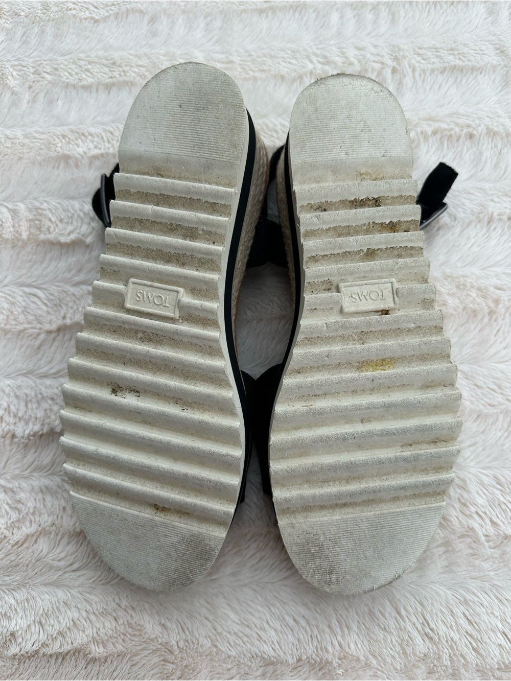 Toms Diana Wedge Sandal Size 7 European Summer - Picture 4 of 5